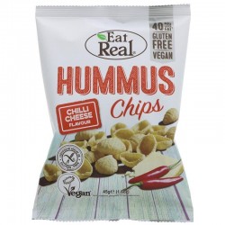 Eat Real Hummus Chips - Chilli Cheese Flavour - 12 x 45g